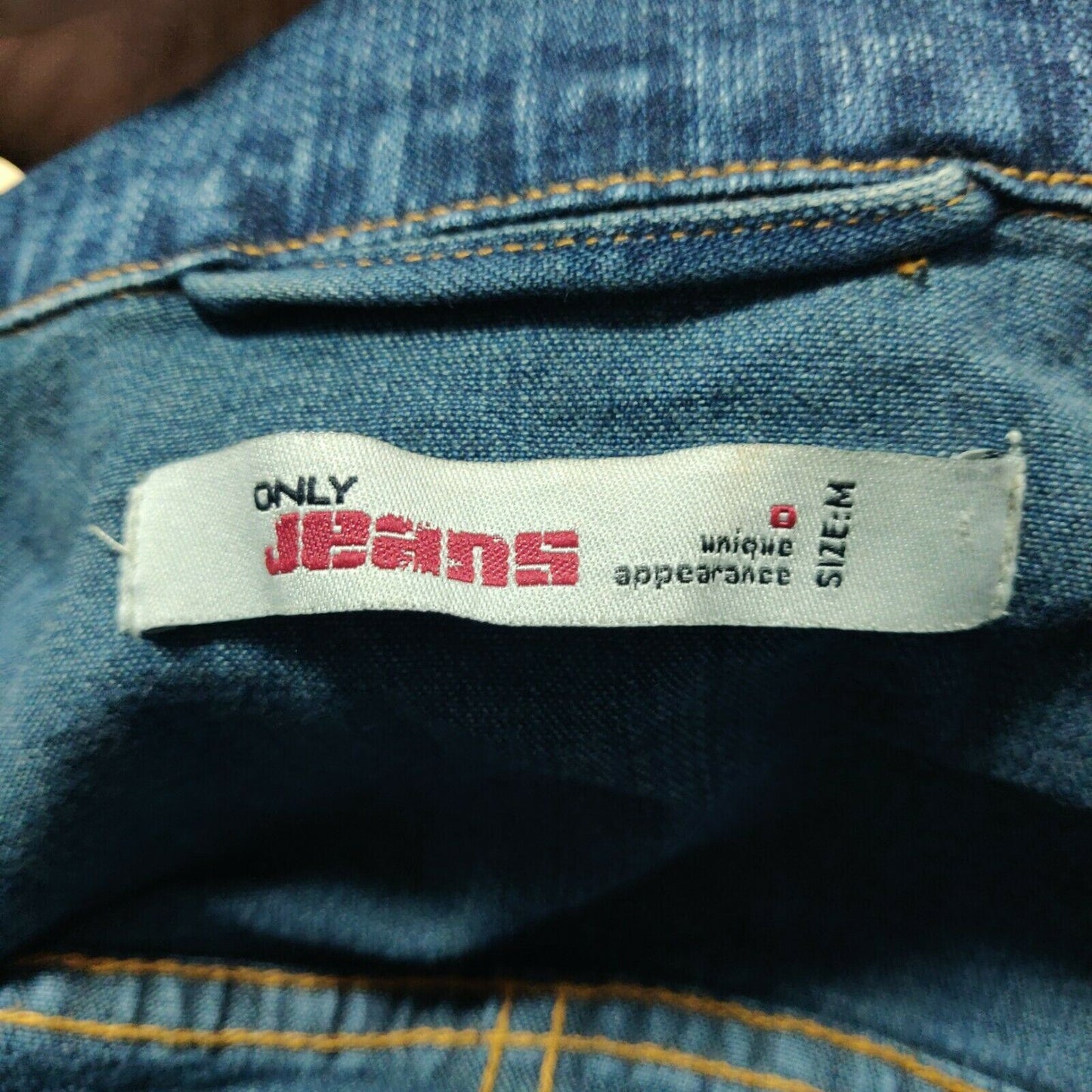 Only Jeans Blue Denim Jacket Women Size Medium