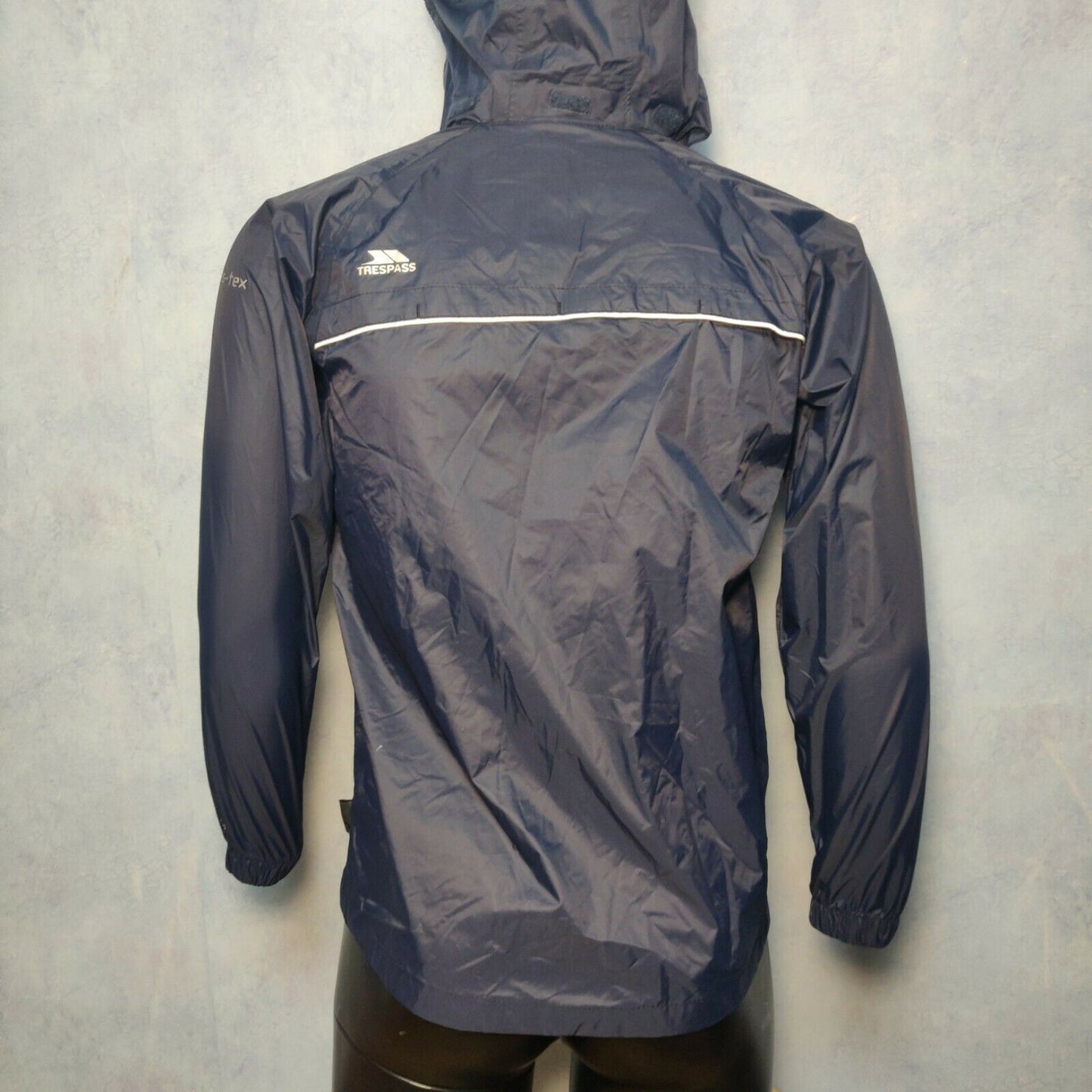 Trespass Blue Windproof Jacket Hooded Boys 11/12 Years