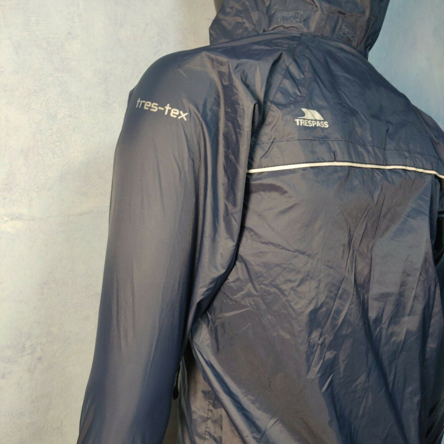 Trespass Blue Windproof Jacket Hooded Boys 11/12 Years