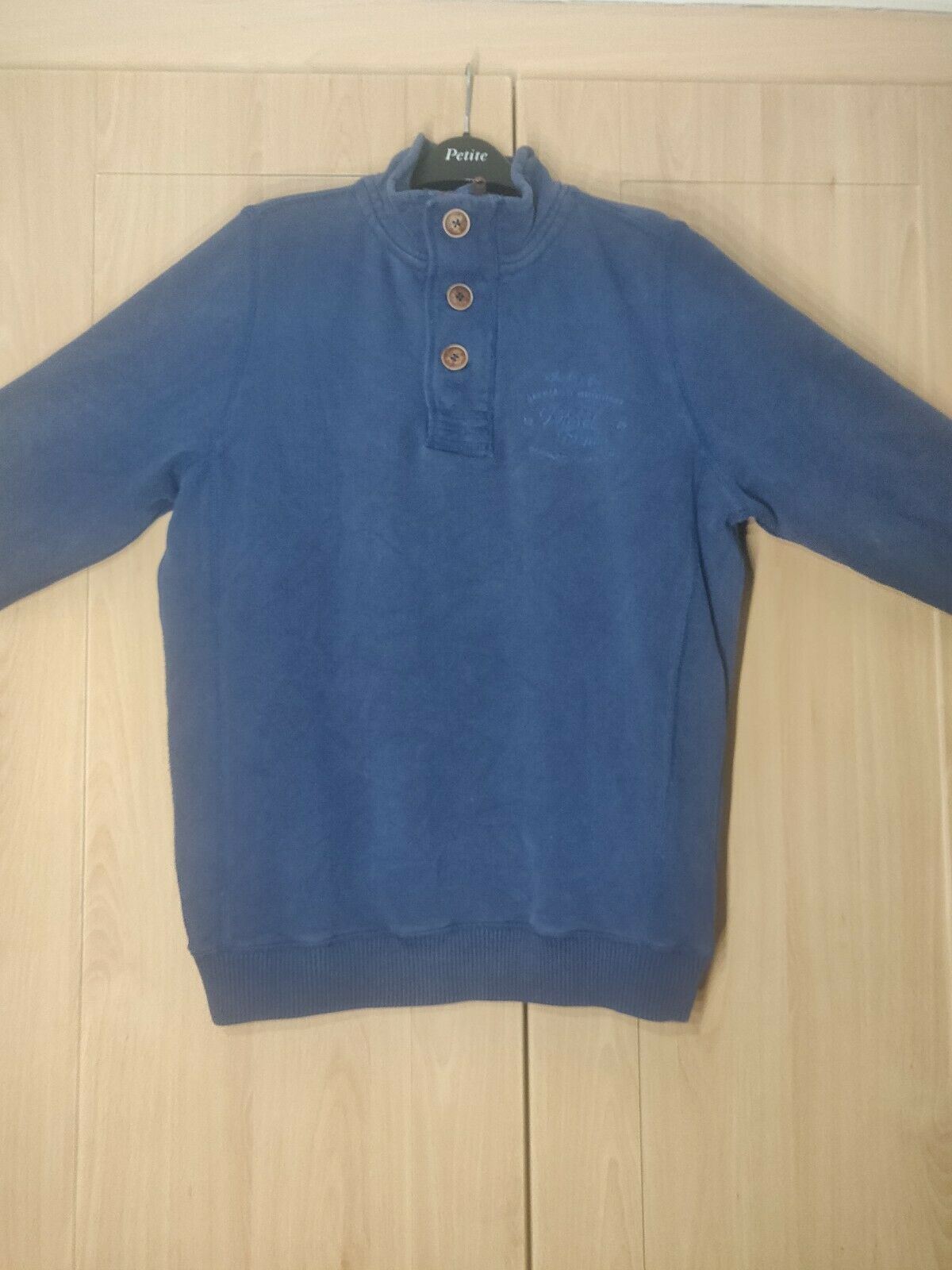 Diesel Jeans Vintage Navy Half-Zip Jumper Size Large