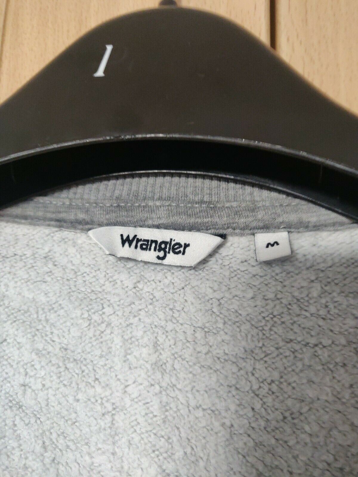 Wrangler Grey Sweatshirt Jumper Long Sleeve Men Size Medium