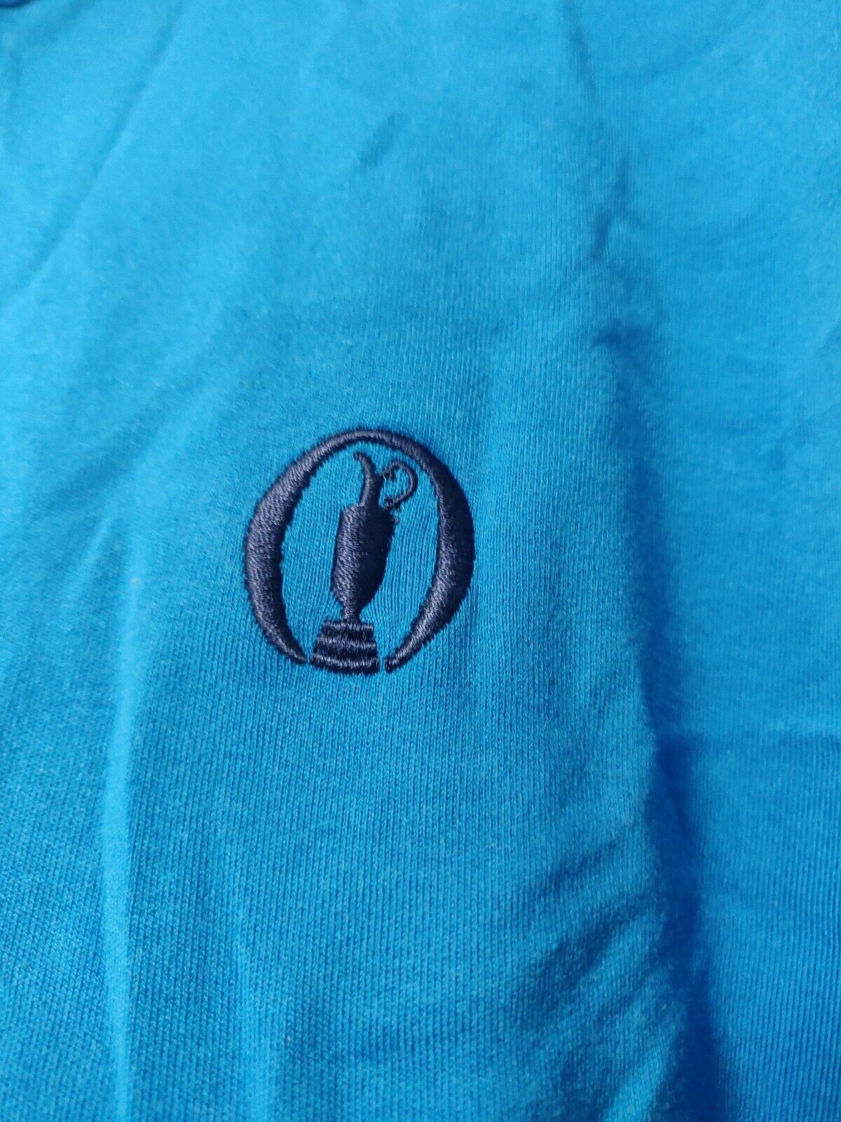 The Tartan Collection Carnoustie 147th Blue Sweatshirt Half-Zip Men Size XXL