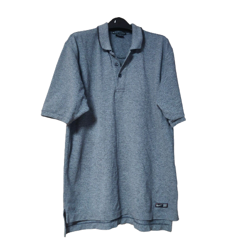 Nike Golf Vintage Grey polo T-shirt Men Size Medium