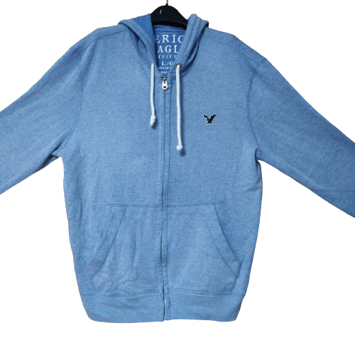American Eagle Outfitters Vintage Blue Hoodie Men Size Large