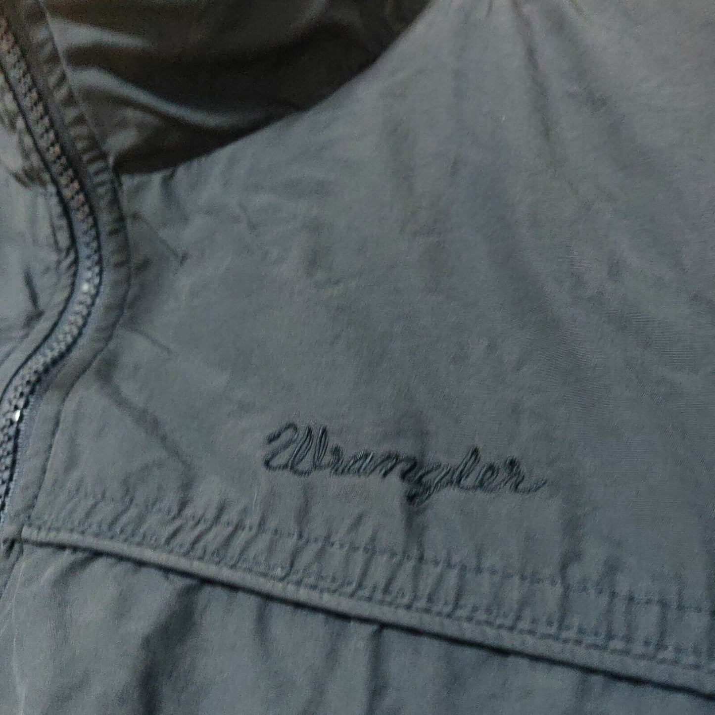 Wrangler Vintage Blue Bomber Jacket Men Size Medium