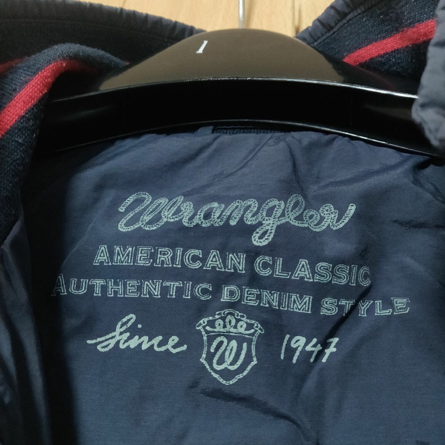 Wrangler Vintage Blue Bomber Jacket Men Size Medium