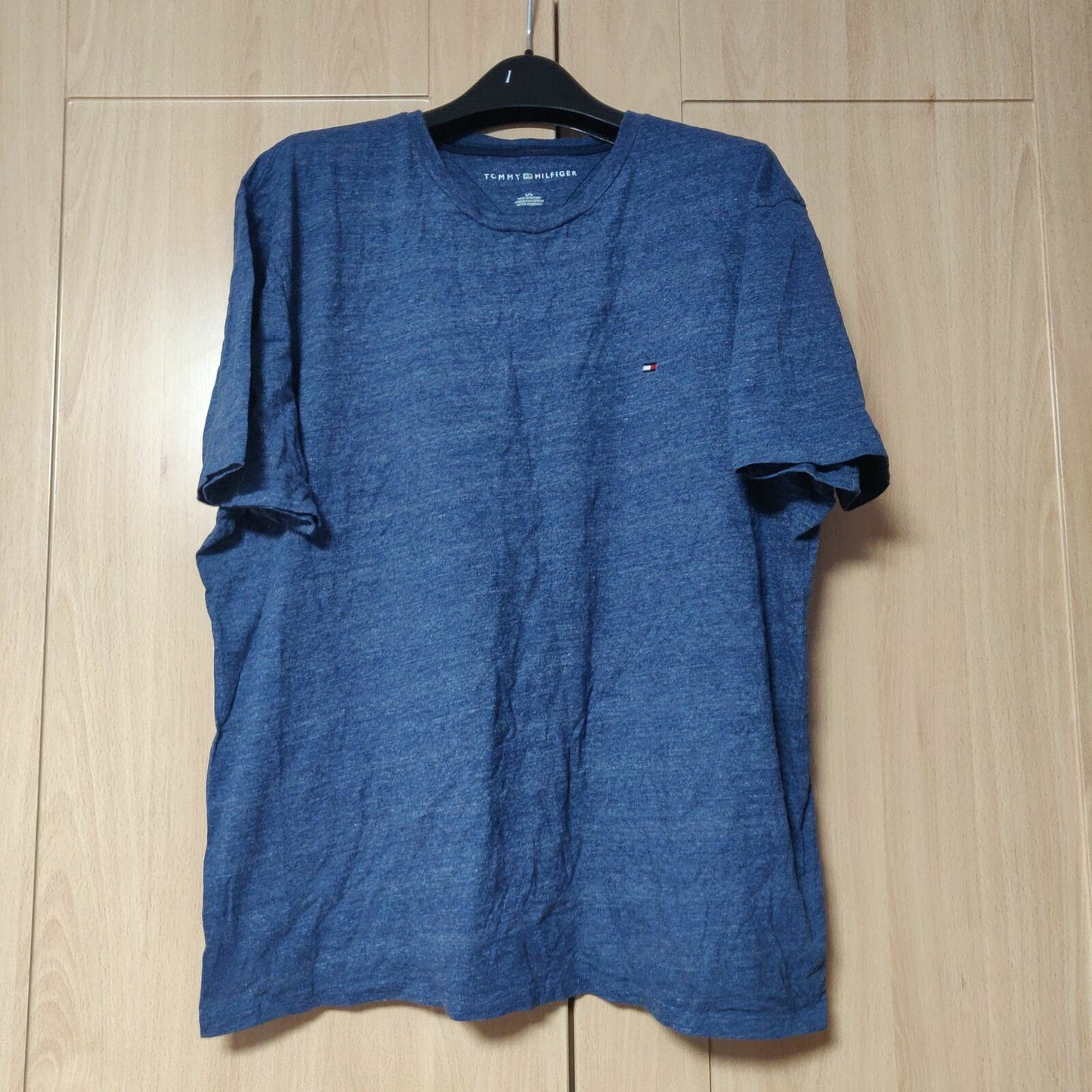 Tommy Hilfiger Blue T-shirt Men Size Large