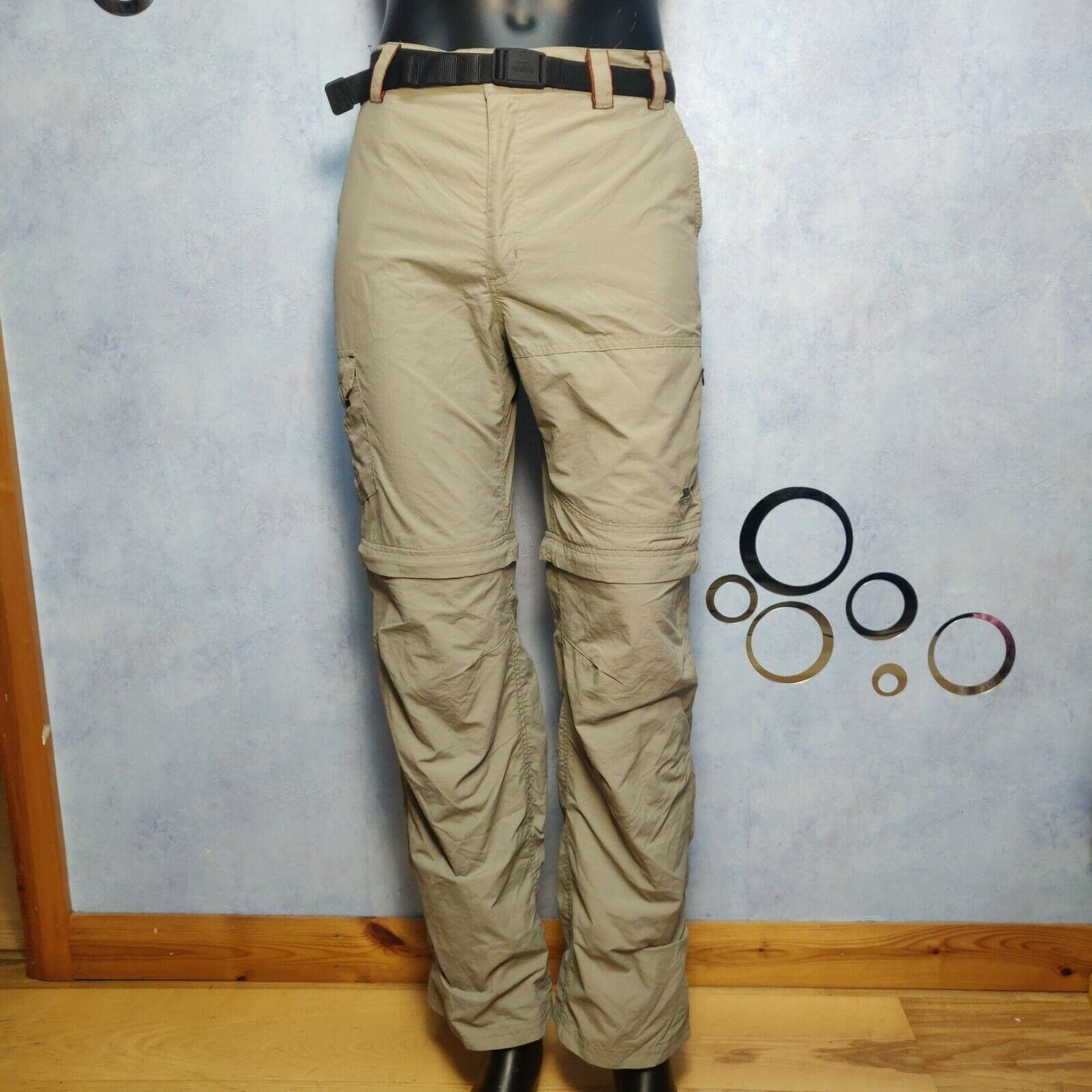 Trespass Beige Chino Trousers Men Size Small Waist: 30"-32" Length: 30"