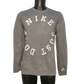 Nike Blue Sweatshirt Nike Just Do It Round Logo Men Size Small