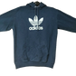 Adidas Navy Pullover Hoodie Women Size Large