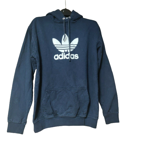 Adidas Navy Pullover Hoodie Women Size Large