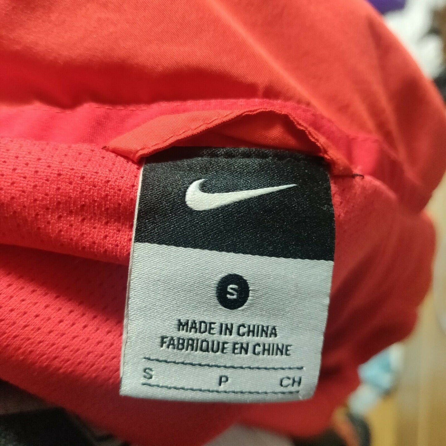 Manchester United 2014/16 Red Nike Windbreaker Jacket Men Size Small