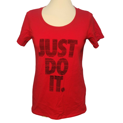 The Nike Tee Red T-shirt Athletic Dept Women Size Medium