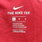 The Nike Tee Red T-shirt Athletic Dept Women Size Medium