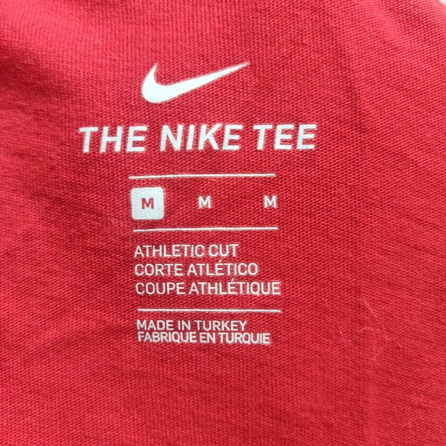 The Nike Tee Red T-shirt Athletic Dept Women Size Medium