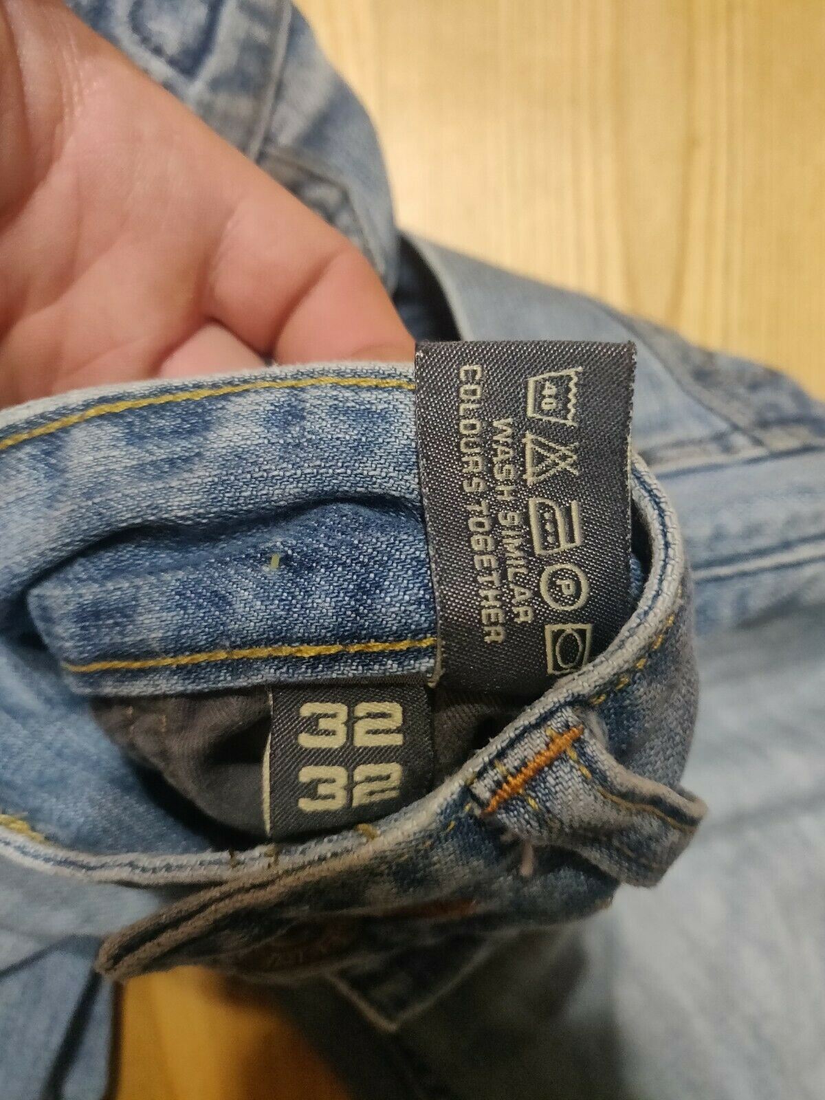 Diesel Vintage Light Blue Denim Jeans 1979 Size 32W/32L