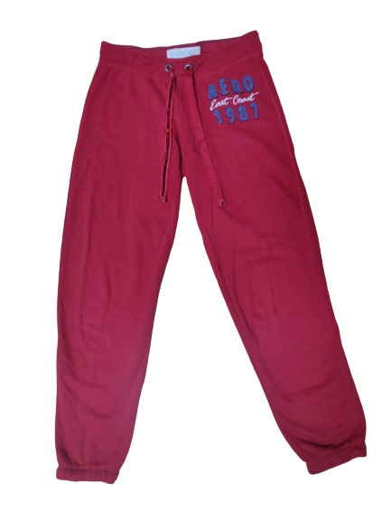 Aeropostale Vintage 1987 Red East Coast Joggers  womens Size XS