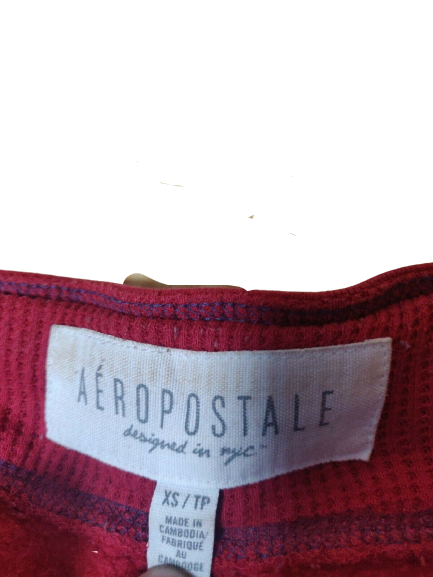 Aeropostale Vintage 1987 Red East Coast Joggers  womens Size XS