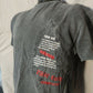 Raw Edge Advanced Grey T-shirt Short Sleeve Men Size Large
