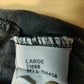Raw Edge Advanced Grey T-shirt Short Sleeve Men Size Large