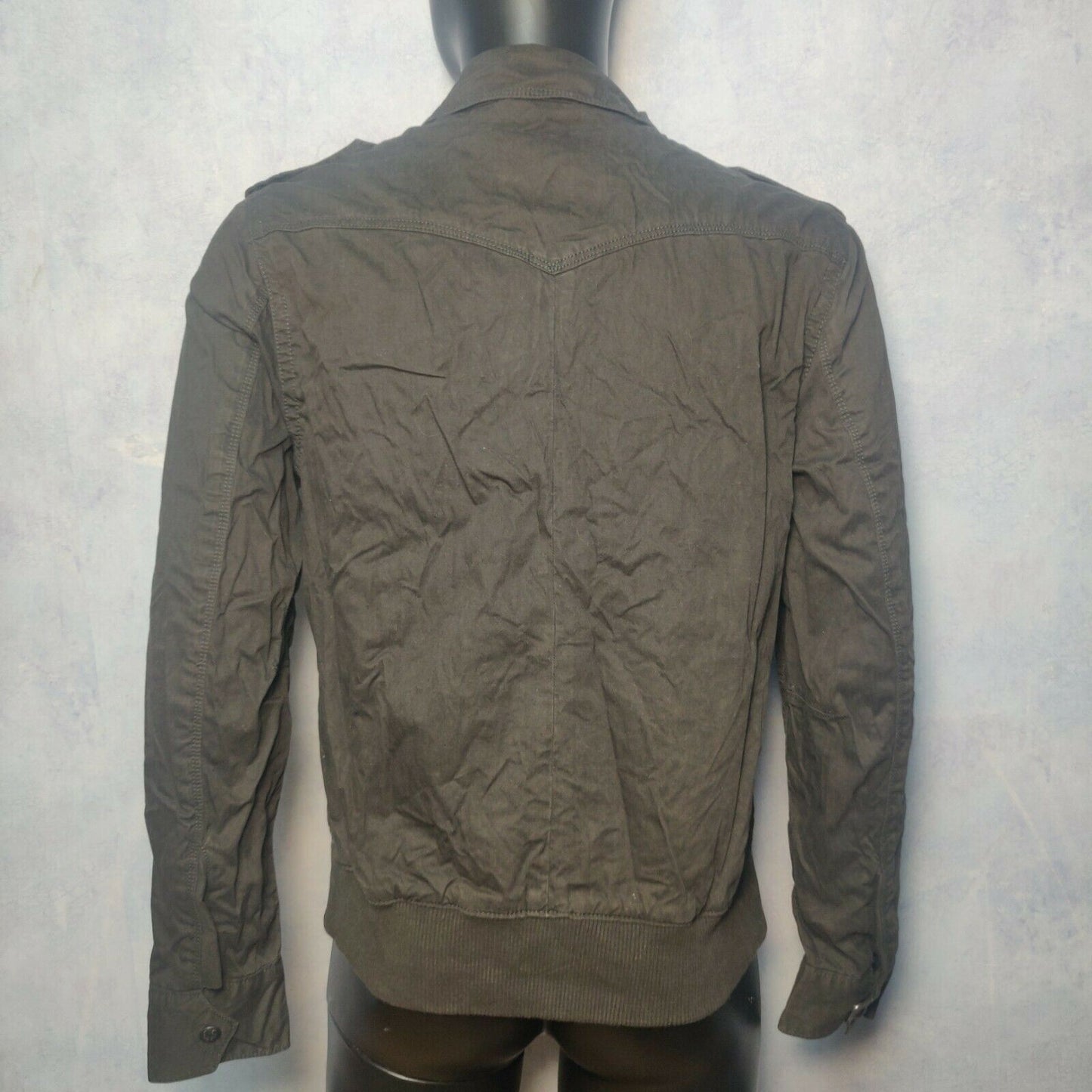 Levi's Strauss Black Bomber Jacket Full Zip Men Size Small