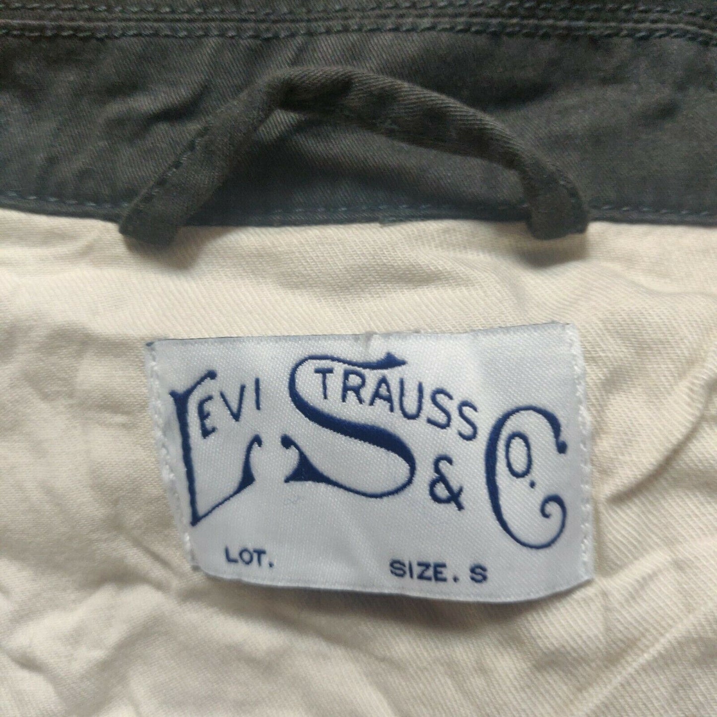 Levi's Strauss Black Bomber Jacket Full Zip Men Size Small