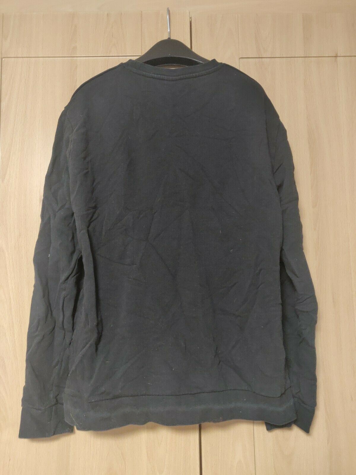 Zara Black Sweatshirt Jumper -Im In My Reflection Zone- Men Size Large