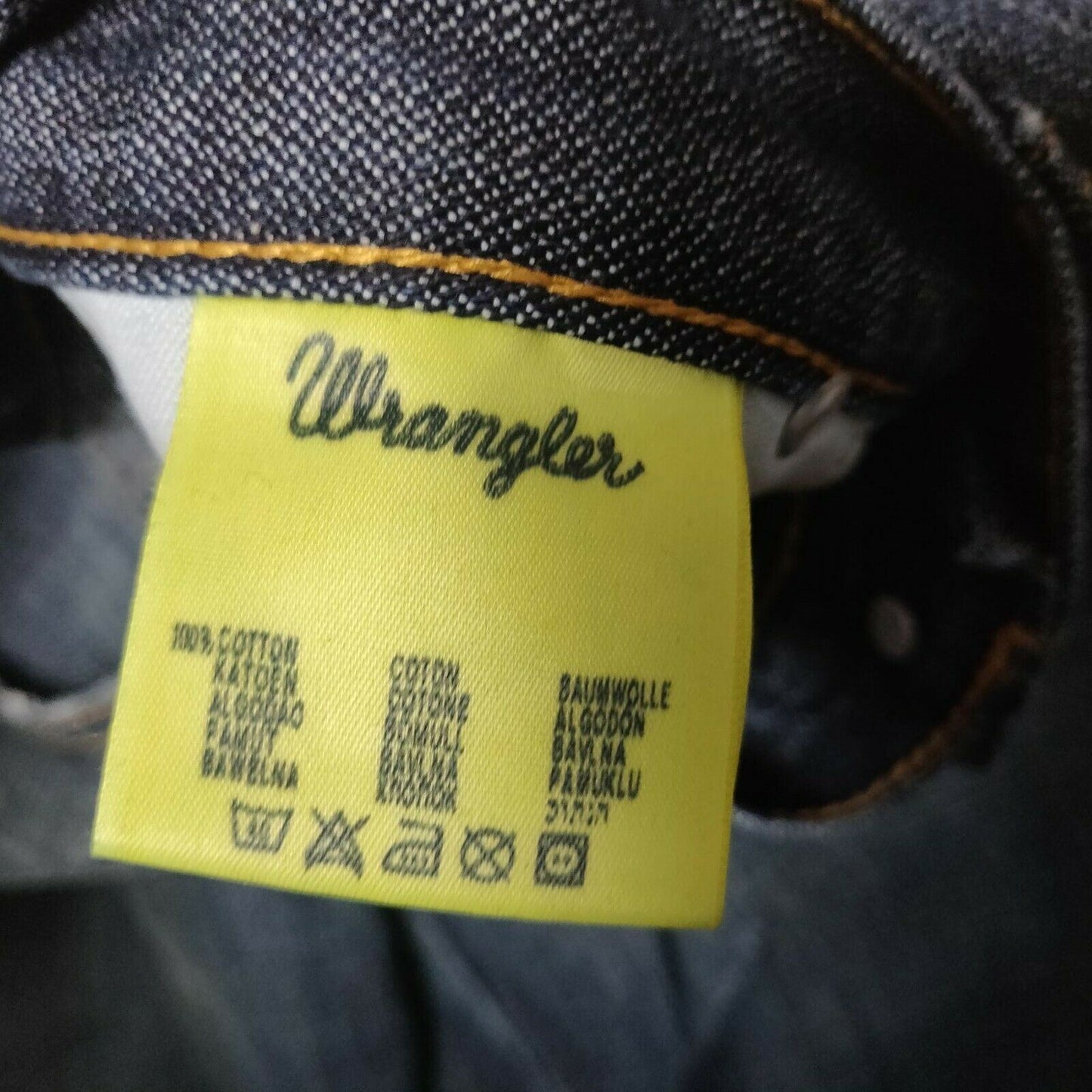 Wrangler Blue Broken Twill Denim vintage Jeans Men Size W32/L32