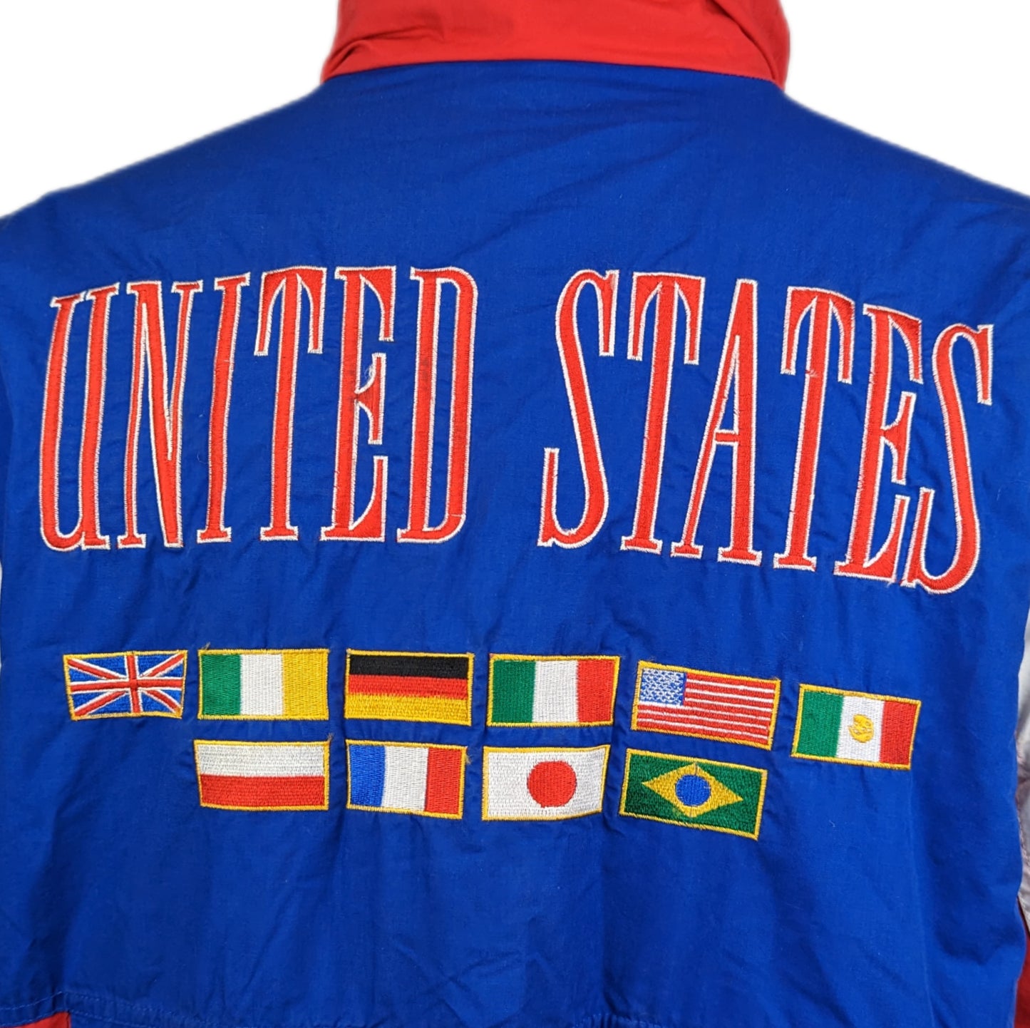 Nutmeg World Cup USA 1994 Vintage Retro Red Jacket Men Size XL