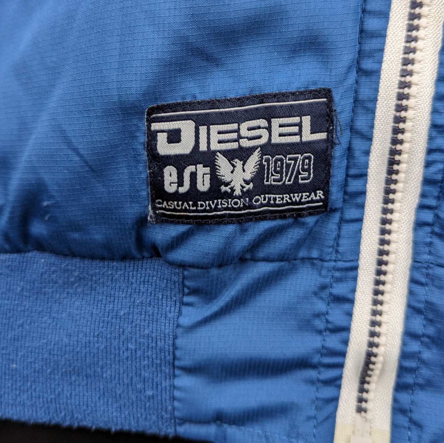 Diesel Vintage Blue Bomber Jacket Boys 15 Years