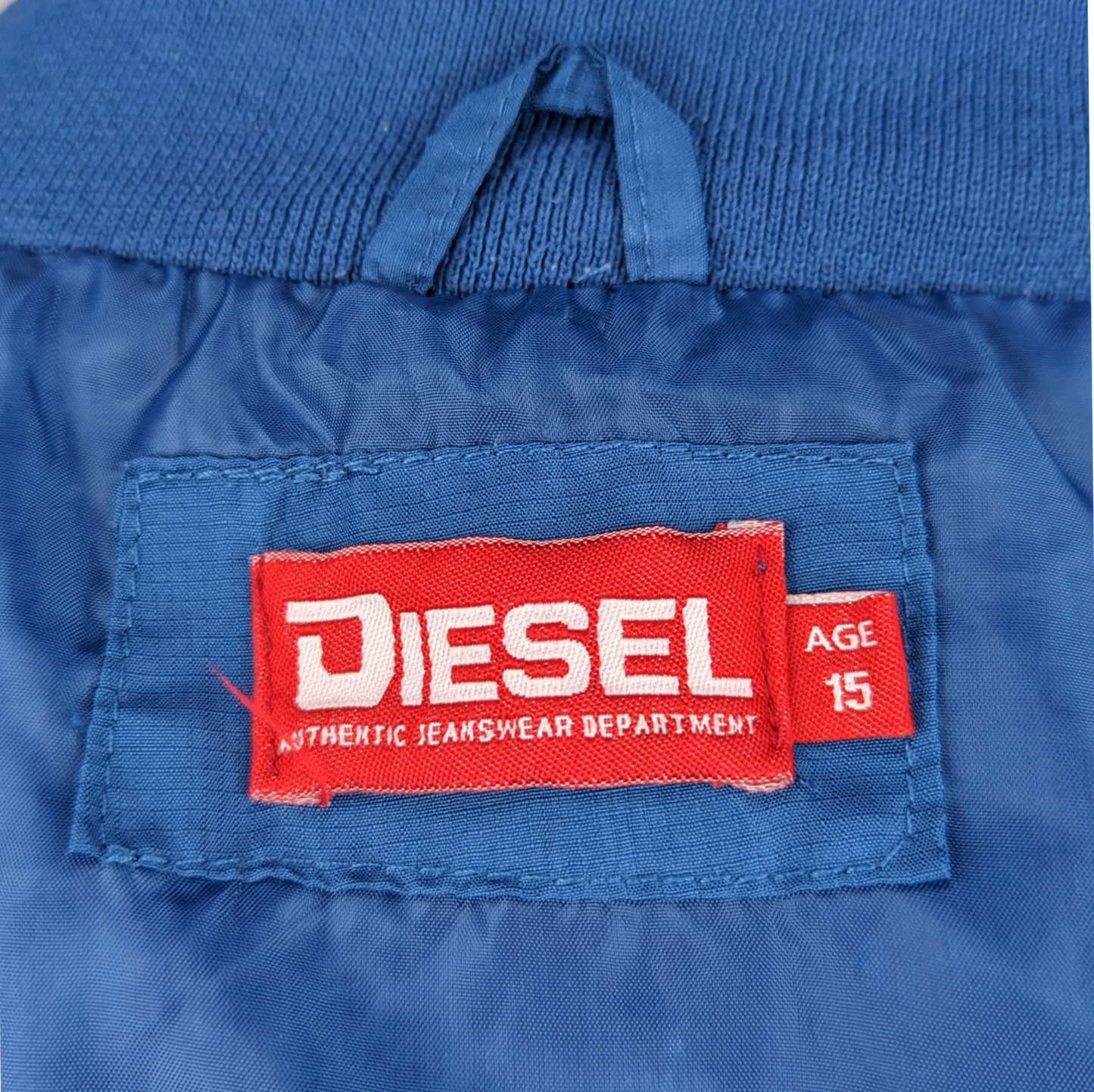 Diesel Vintage Blue Bomber Jacket Boys 15 Years