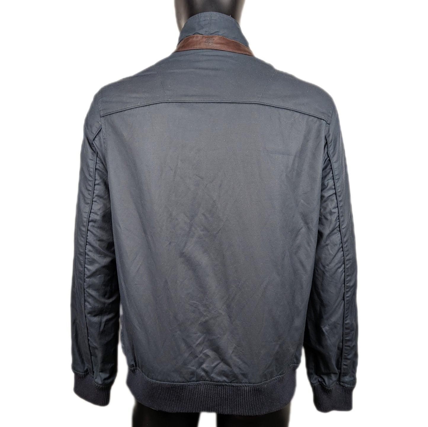 Timberland Earthkeepers Navy Windbreaker Jacket Slim Fit Men Size Medium