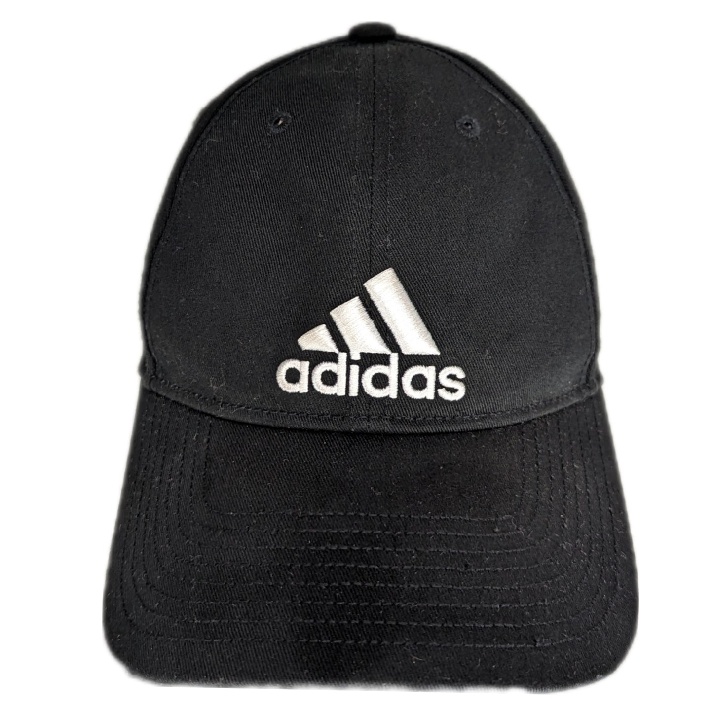 Adidas Black Cotton Baseball Cap Women One Size