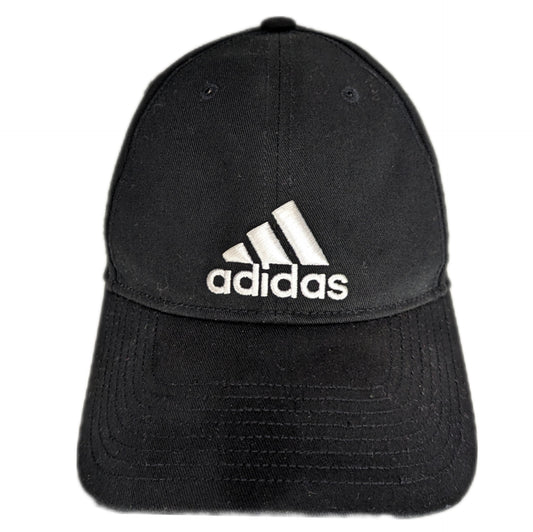 Adidas Black Cotton Baseball Cap Women One Size