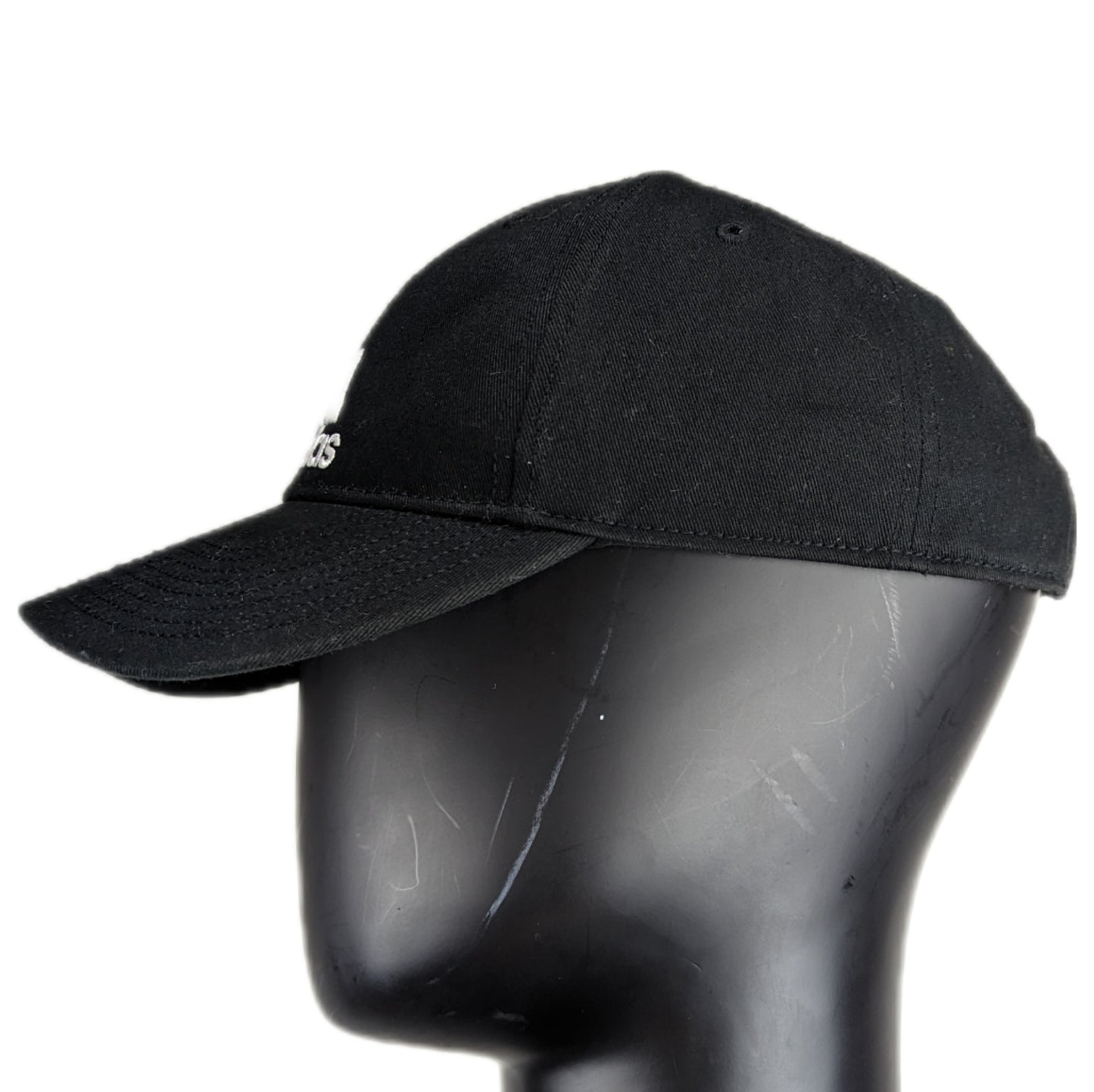 Adidas Black Cotton Baseball Cap Women One Size
