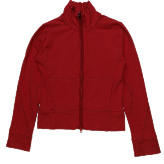 Nike Red Vintage Full Zip Sweatshirt Women Size Large