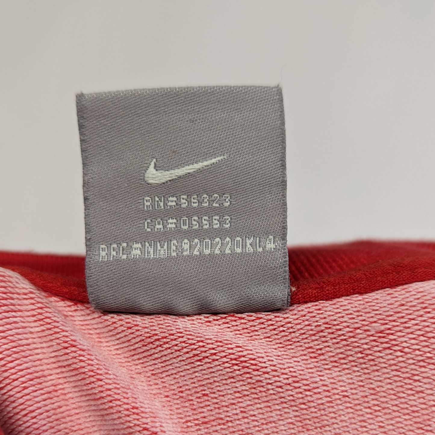 Nike Red Vintage Full Zip Sweatshirt Women Size Large