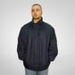 Nautica Vintage Navy Bomber Jacket Fleece Lined Men Size XL