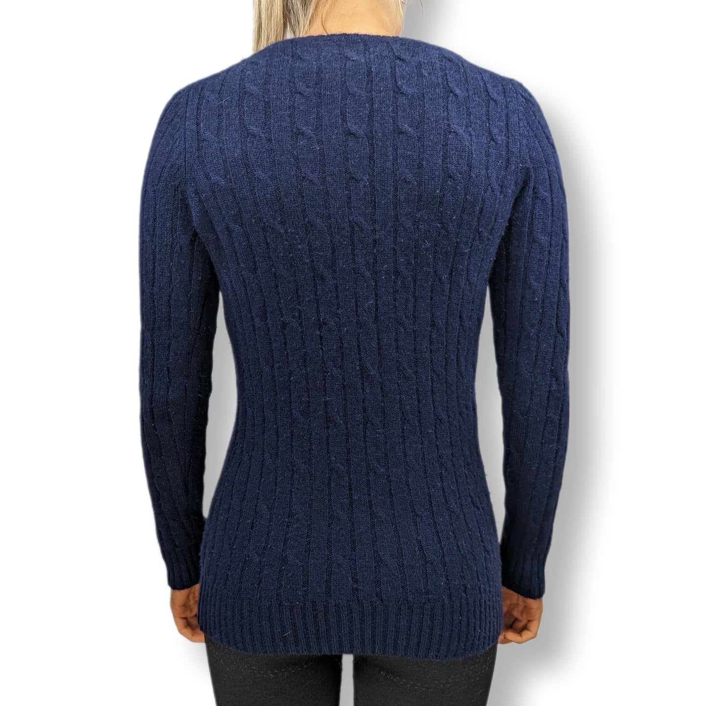 Vineyard Vines Blue 100% Cashmere Sweater Women Size Small