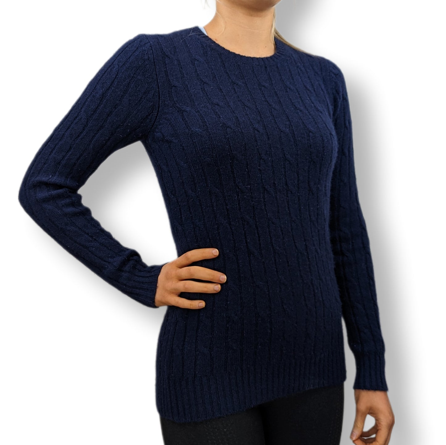 Vineyard Vines Blue 100% Cashmere Sweater Women Size Small