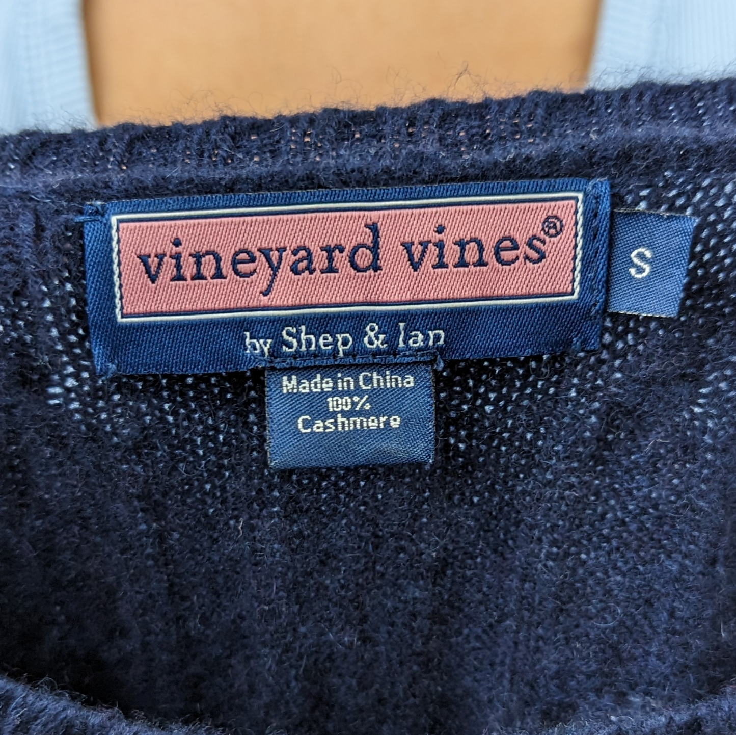 Vineyard Vines Blue 100% Cashmere Sweater Women Size Small
