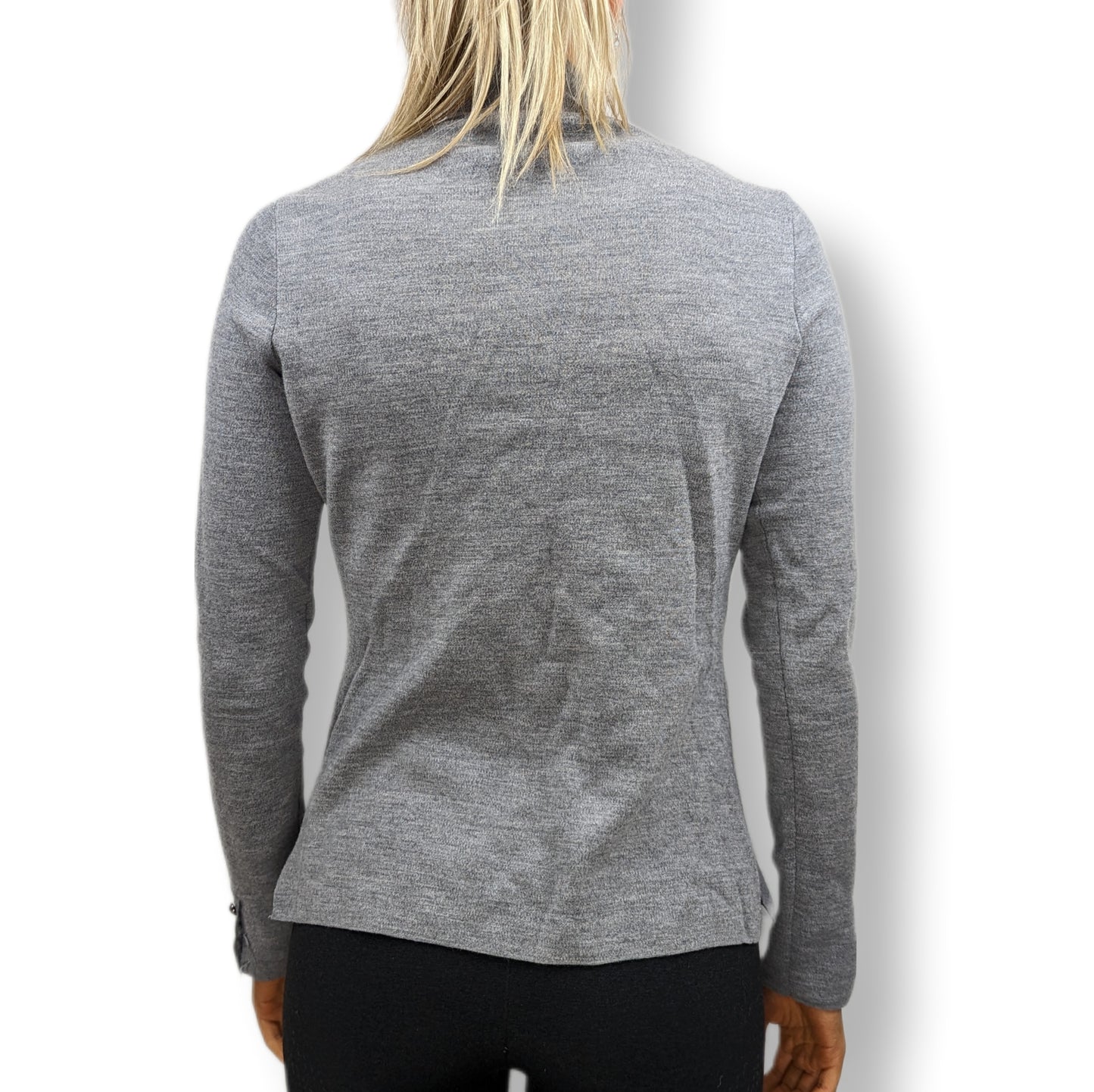 Claudia Strater High Neck Grey Wool Jumper Women Size Small