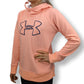 Under Armour Coral Pink Hoodie Women Size Small