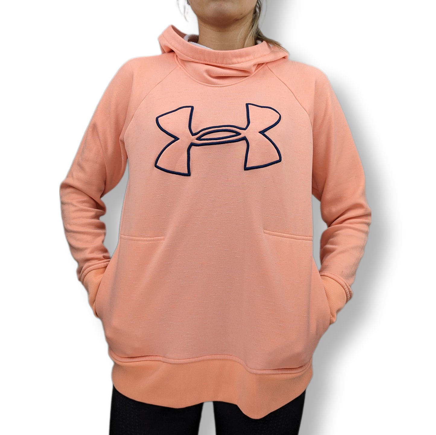 Under Armour Coral Pink Hoodie Women Size Small