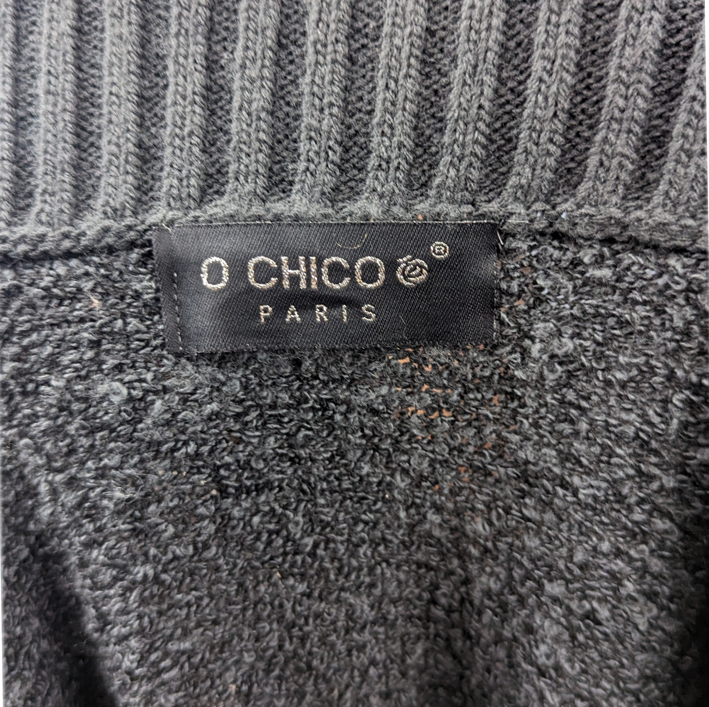 O Chico Paris Black Cape Cardigan Women One Size