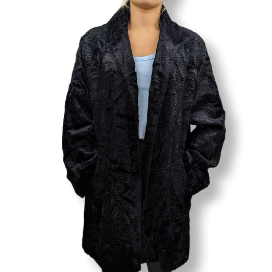 Gold by Michael H Faux Fur Coat Women Size UK 10