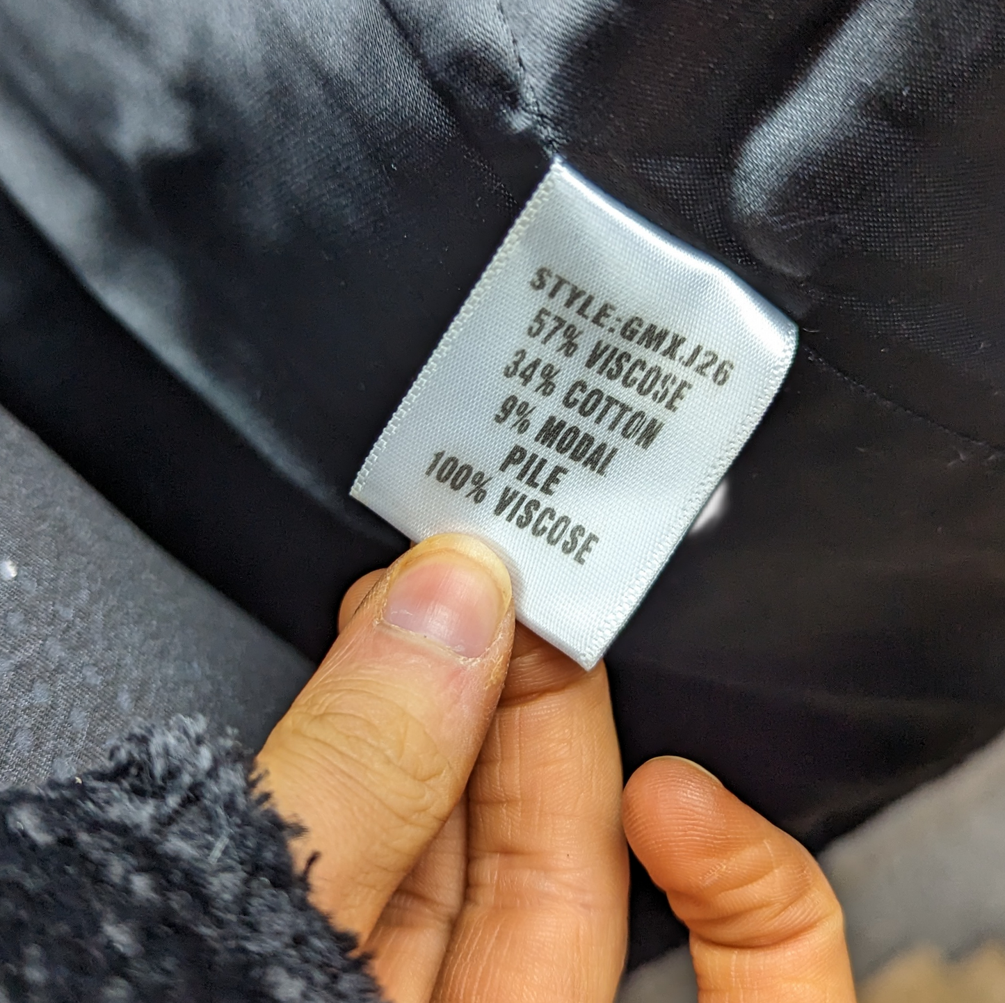 Gold by Michael H Faux Fur Coat Women Size UK 10