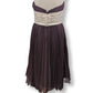 Eden Maids Bridesmaid Collection Strapless Dress Fit & Flare Women Size UK 10