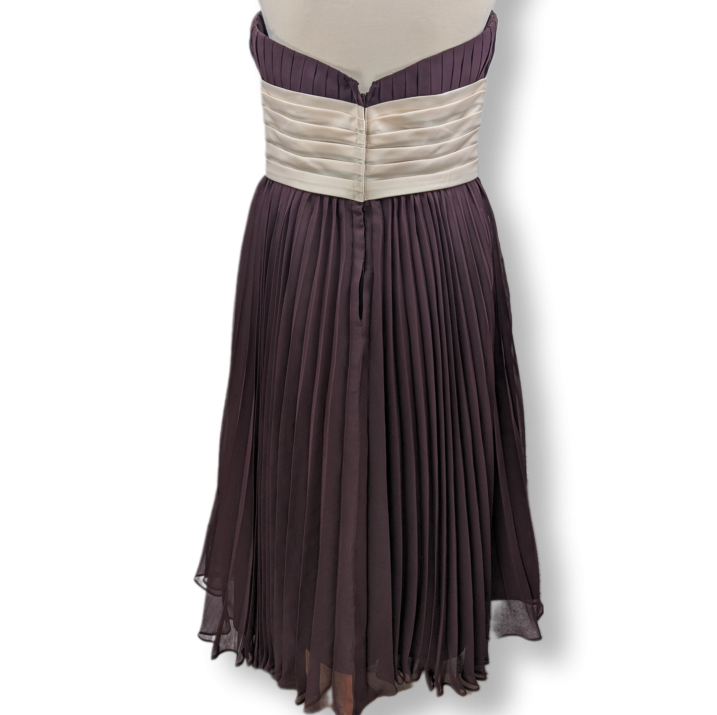 Eden Maids Bridesmaid Collection Strapless Dress Fit & Flare Women Size UK 10
