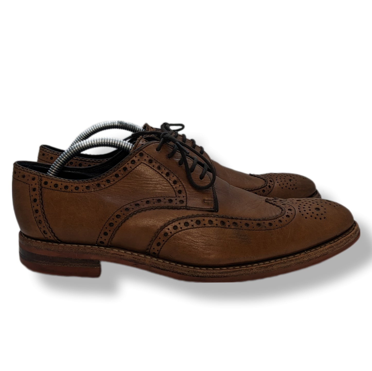 Loake Redgrave Brogues Leather Brown Shoes Men UK 8.5